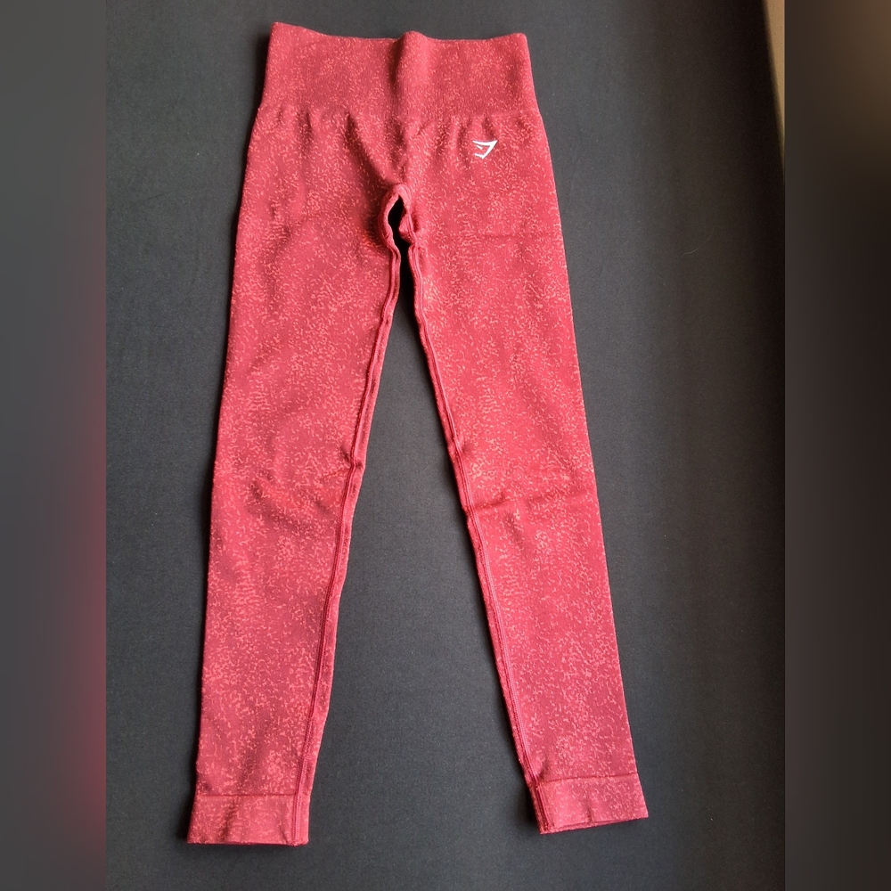 Gymshark Red Patterned Leggings